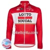Cykeltrøje 2017 Lotto Soudal N001 Vinter Thermal Fleece